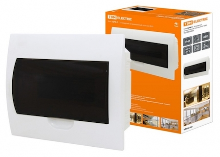 TDM ELECTRIC SQ0902-0005 Бокс ЩРВ-П-18модулей встраиваемый пластик IP41 TDM